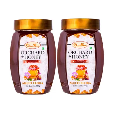 Orchard Multiflora Honey 500gm Pack of 2