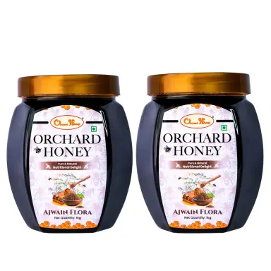 Orchard Ajwain Flora Honey 1kg Pack of 2