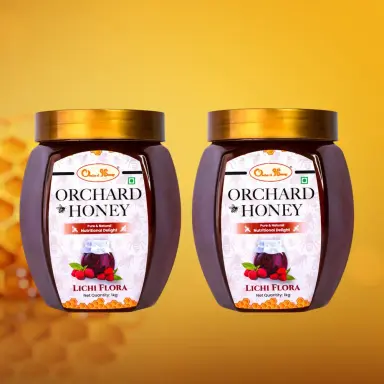 Orchard Lychee Flora Honey 1kg Pack of 2