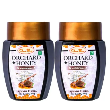 Orchard Ajwain Flora Honey 100gm Pack of 2