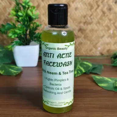 Anti-Acne Facewash | Natural Tea Tree & Neem Cleanser for Clear, Healthy Skin