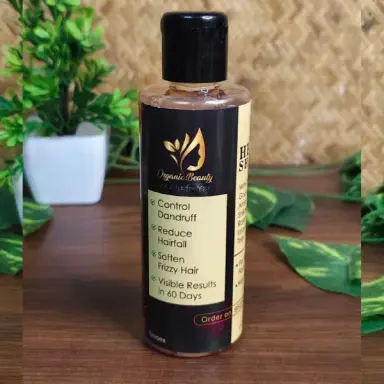 Organic Beauty Herbal Shampoo | Natural Hair Fall Control & Dandruff Care (100ml)