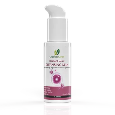 OrganicaGleam Radiant Glow Cleansing Milk
