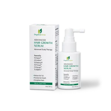 OrganicaGleam Hair Fall Kit: Hair Growth Serum + Anti-Hairfall Shampoo