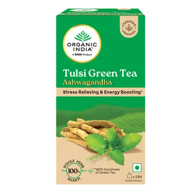 Tulsi Green Tea Ashwagandha 25s TB