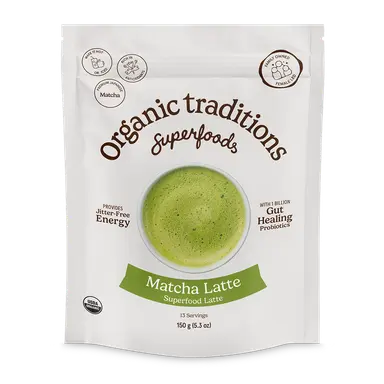 Matcha Latte with Probiotics