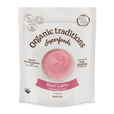 Beet Latte with Probiotics