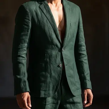 JASPER Men's Linen Jacket – Unlined Blazer