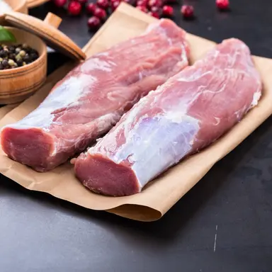 Thịt heo thăn/sườn non nuôi thả đồng cỏ (đông lạnh nhanh, chưa lên men)