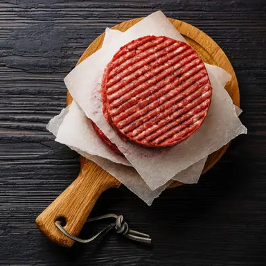 Burger Just Beef & Bone Marrow (100% bò ăn cỏ, tủy xương, không muối, đông lạnh nhanh, chưa lên men)