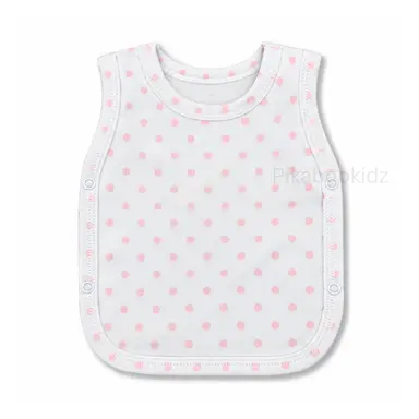 Cotton Side Button Jabla - pink dots
