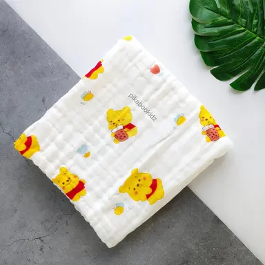 Khăn tắm muslin nhăn 6 lớp 50*100 cms – Toys Story