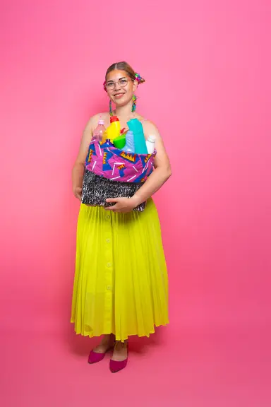 Stasher yarn bag - recycled plastic