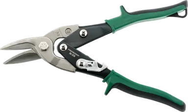 Tinsnips for Bird Mesh – Right Cutting, Green Handle, 250mm