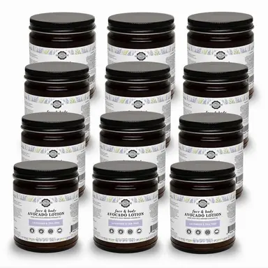 Avocado Lotion for Face & Body | 8 oz Glass Jar
