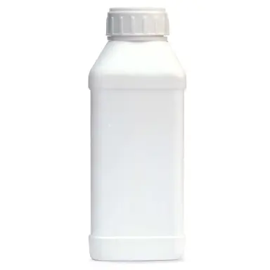 HDPE Square Bottle – Spill Proof | Virgin Plastic | Reusable Chemical Bottle – Sarochem®