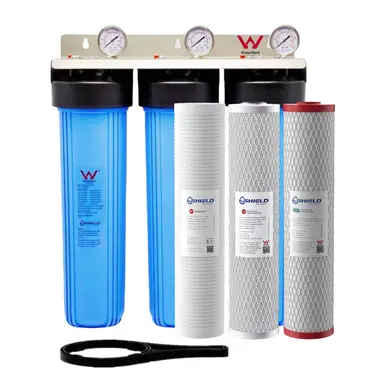 20” x 4.5” Whole House Water Filter System | Chloramine PFAS Removal |Wall Mount | WaterMark Certified