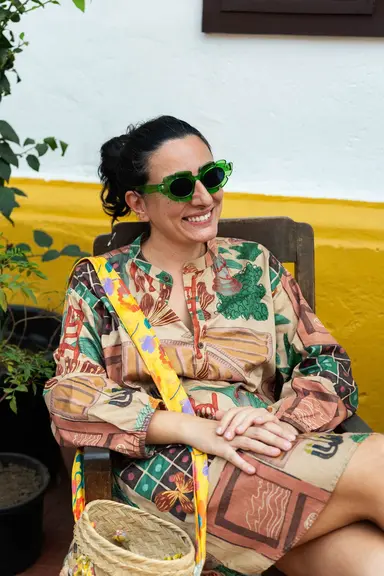 Balcao Stories Susegad Shirt Dress (Red Chair)