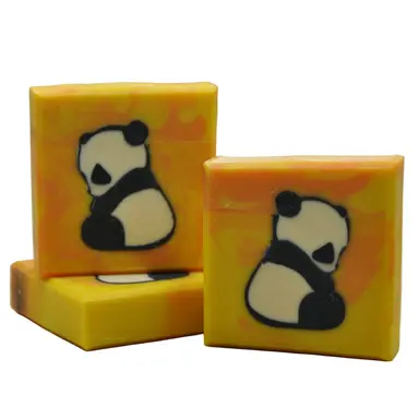 Handmade Panda Silhouette Soap