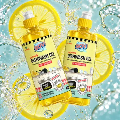 Dishwash Liquid, 3x Grease & Odour Remover