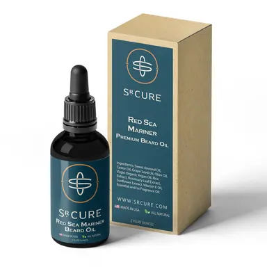 Sr. Cure Red Sea Mariner Beard Oil. Natural & Organic Best Beard Oil