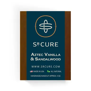 Aztec Vanilla & Sandalwood Organic Soap for Men