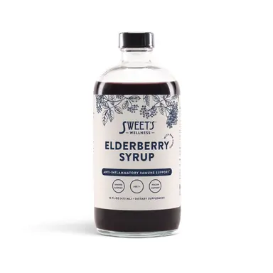Elderberry Syrup with Raw Honey