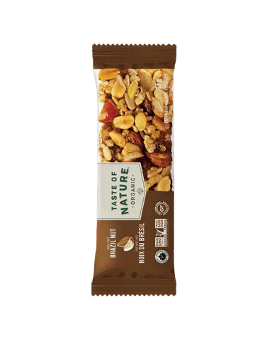 Organic Brazil Nut Fruit and Nut Snack Bar