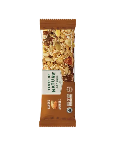 Organic Almond Fruit and Nut Snack Bar