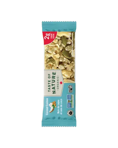 Organic Coconut Cashew 2g Sugar Bar