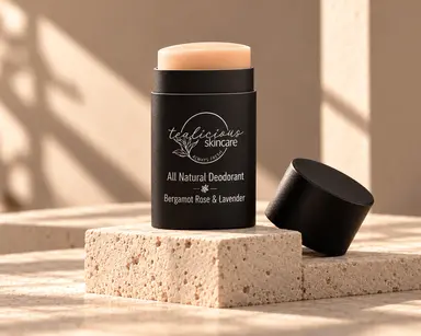 Bergamot & Rose Lavender All Natural Deodorant