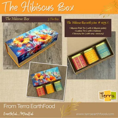 Terra-HIBISCUS BOX (3 Tin Collection)