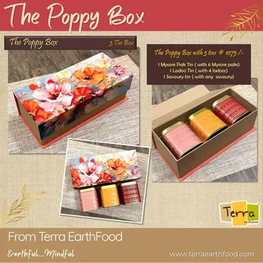 Terra-POPPY BOX (3 Tin Collection)