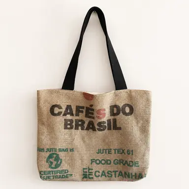 Recycled Coffee Sack Tote Bag