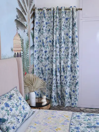 Hand Block Print Curtains | Pari