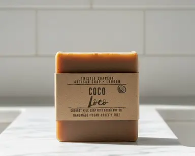 Coco Loco Nourishing Soap • With Cocoa Butter and Coconut Milk • For Dry Skin