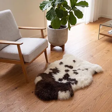 Sheepskin Rugs - Single Jacob Rare Breed