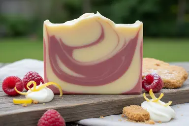 Raspberry Cheesecake Soap