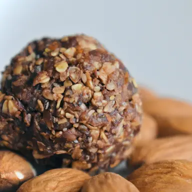 CacaoNut Bites with Almonds. No Added Sugar