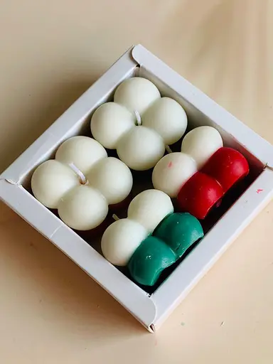 Small Bubble Candle Gift Box (4Piece)