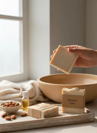 Almond & Almond Milk Vegan Soap