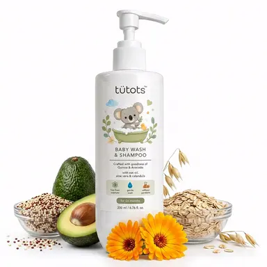 tutots Baby Body Wash & Shampoo with Aloe Vera