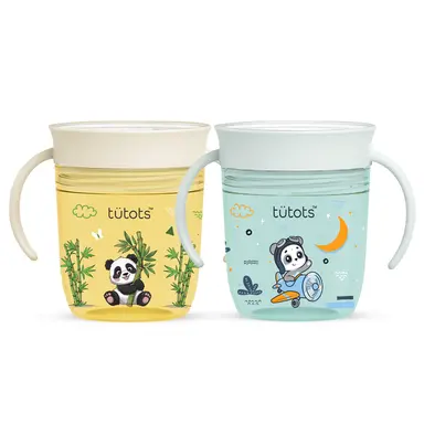 tutots 360° Soft Spout Baby Sipper Cup Pack of 2 - 210 ml