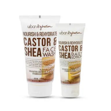 Castor & Shea Nourish + Rehydrate Skincare Set | 2-Piece