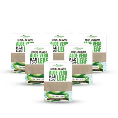 Aloe Vera Bright + Balanced Bar Soap | 6-Pack