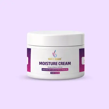 Vanue Glams Moisture Cream – Enriched with Shea Butter & Argan Oil – Deep Hydration for Soft, Smooth Skin – 100g