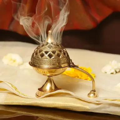 Serene Brass Dhoopdani