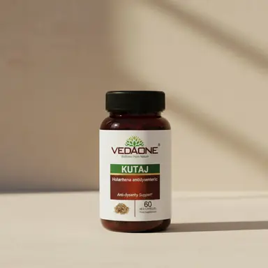 Vedaone Kutaj Capsules 60 Capsules | Kutaj (Holarrhena antidysenterica) for Digestive & Intestinal Wellness Support