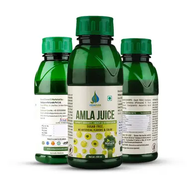 Vedapure Naturals Amla Juice Pure & Natural | Supports Immunity, Energy & Detoxification-500ML