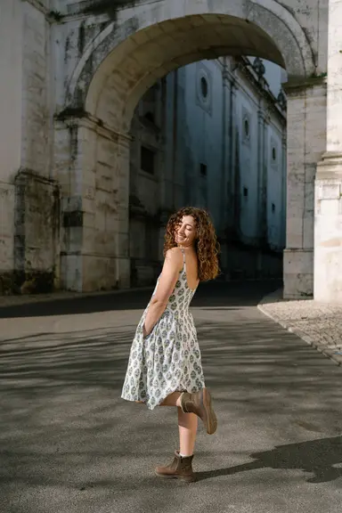 Clarity 100% Cotton Dress - Frances